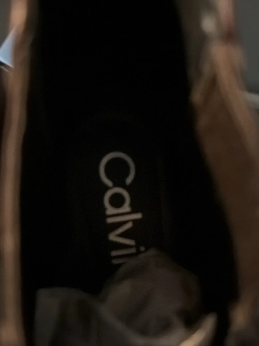 Brand New!!🔥🔥🔥🔥🔥Calvin Klein Men's Brown Leather Letrel Boots.